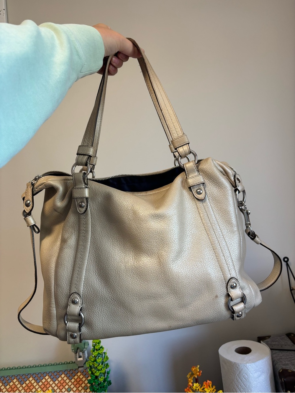 Y2K Coach Alexandra convertible leather shoulder bag - Picture 3 of 6